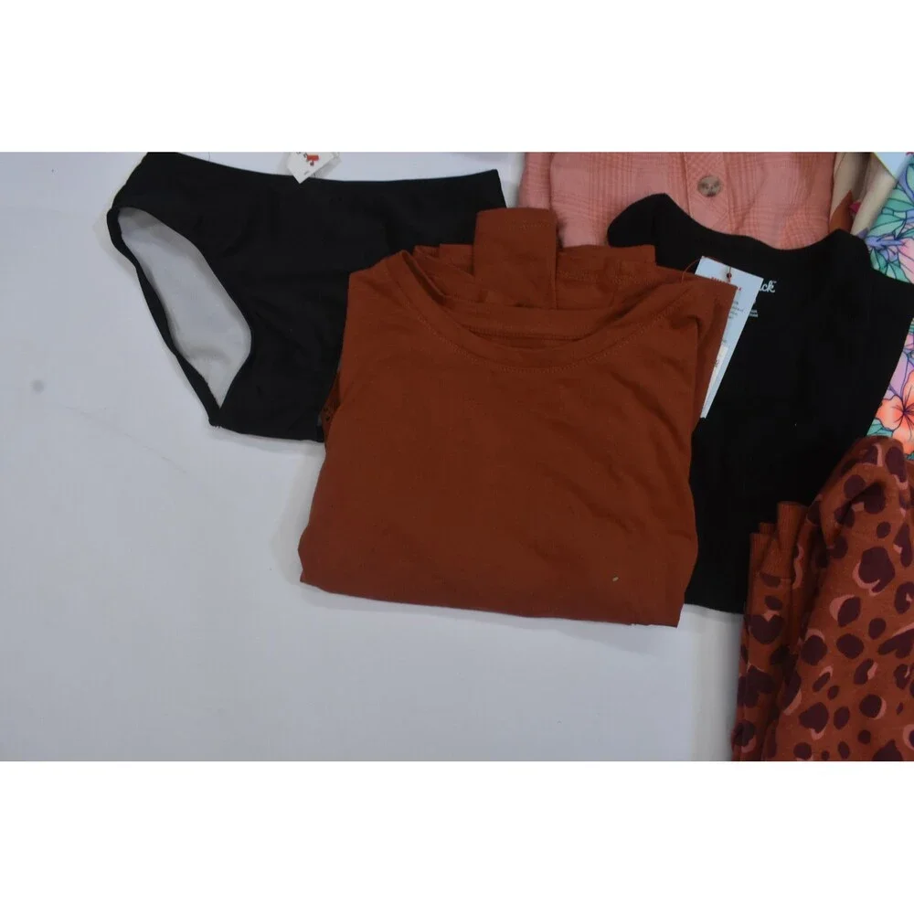 Cat & Jack Bulk Lot Of 10 Girls Size Medium 7/8 Mixed Season Tops Bottoms